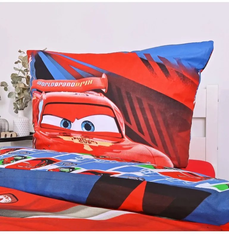 Detské obliečky Cars 80x80 + 140x200 cm
