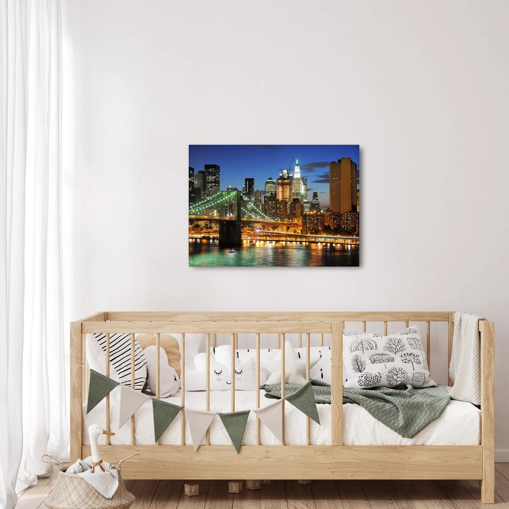 Obraz - Most s New Yorkom (70x50 cm)
