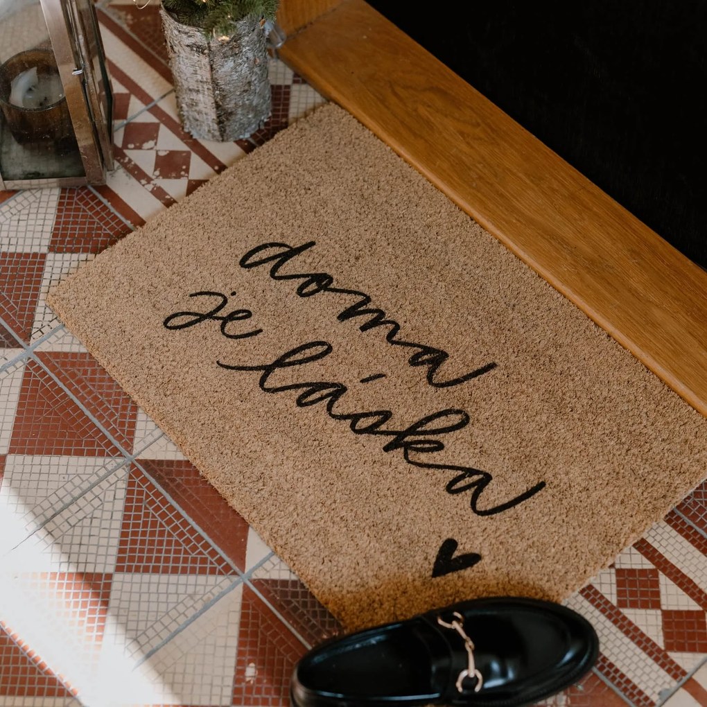 Bella Rose Rohožka z kokosových vlákien Doma je láska