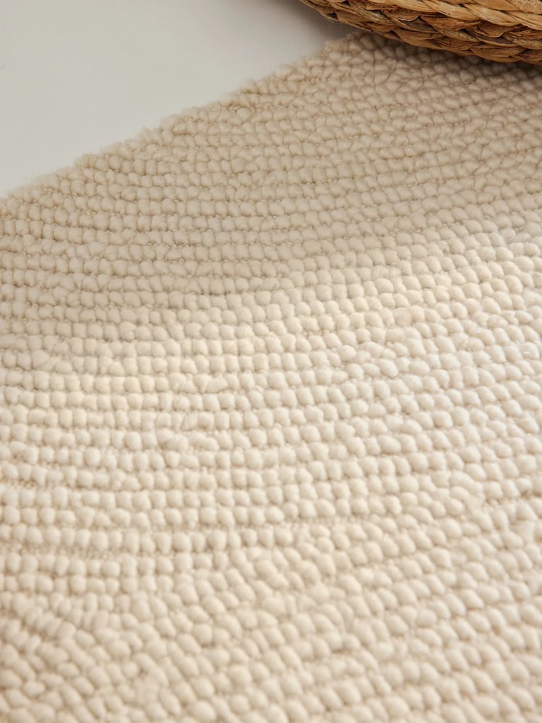 Hanse Home, Behúň Calmio 106220 Natural White, 80x300, biela, obývacia izba