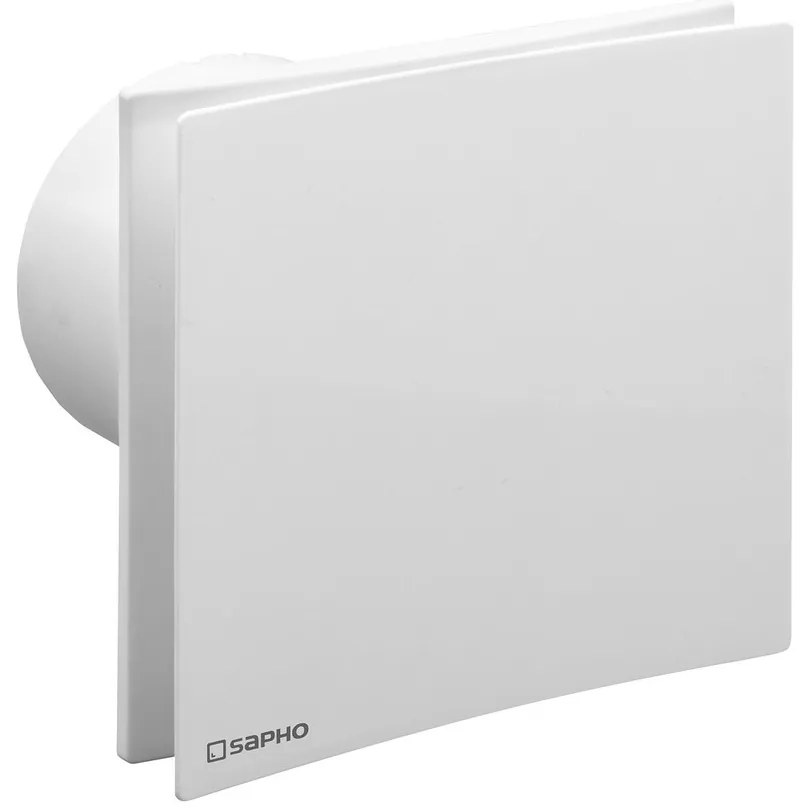 Sapho Sapho, EIRA kúpeľňový axiálny ventilátor, 15W, potrubie 100mm, biela, EI101