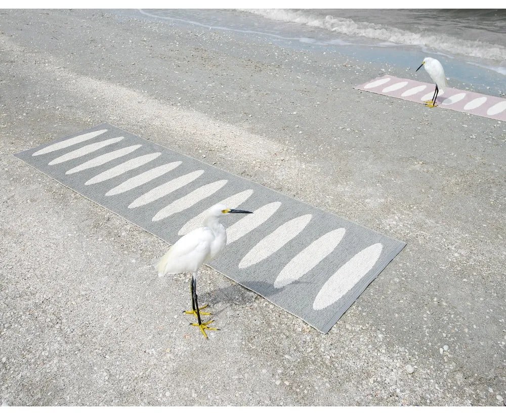 Sivý vnútorný a vonkajší behúň 70x300 cm Ella Warm Grey – Pappelina