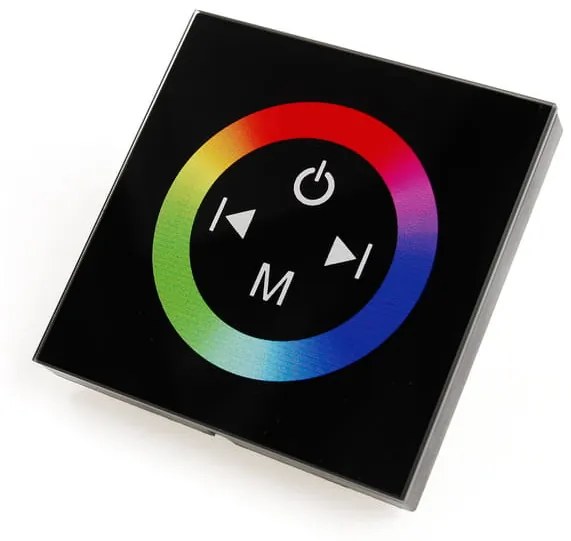 ECOLIGHT Diaľkový ovládač k RGB LED pásiku - dotykový do krabice 144W