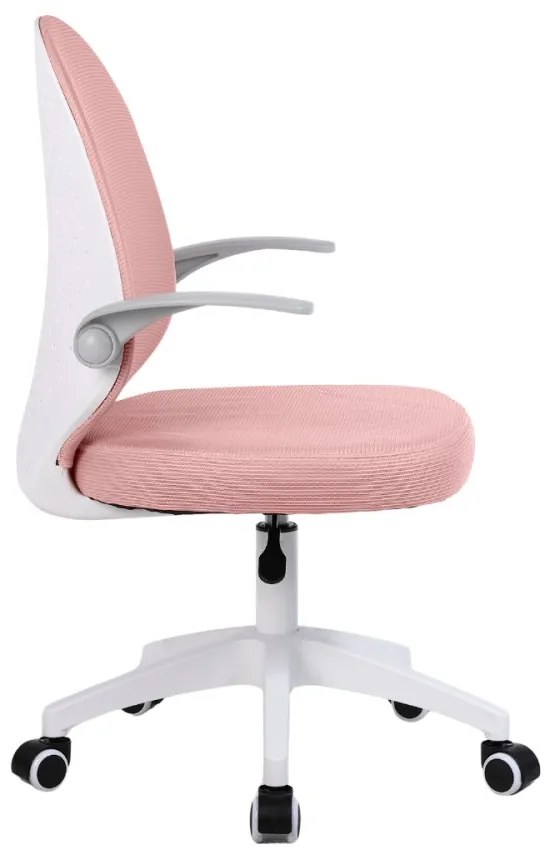 Detská otočná stolička Neoseat JUNI 012 — látka, ružová