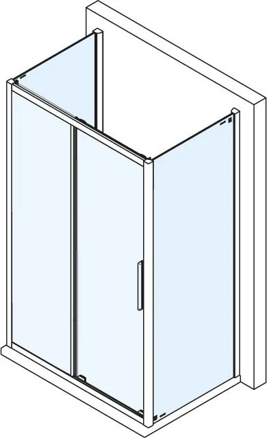 Polysan Polysan, Lucis Line Sprchový kout tri steny 1000x800x800mm L/P varianta, DL1015DL3315DL3315