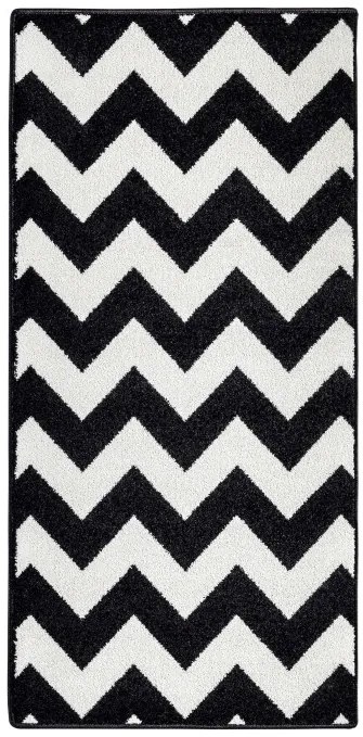 Koberec ZIGZAG čierny