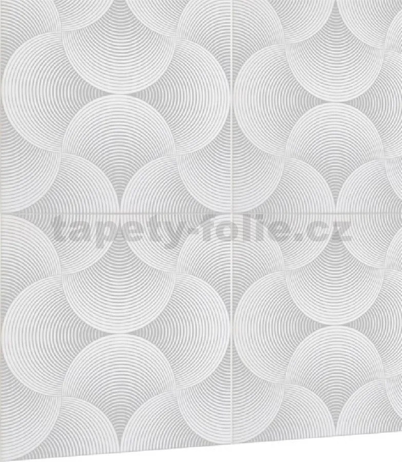 Stropné panely 3D XPS 0020, cena za kus, rozmer 50 cm x 50 cm, ORNAMENTS sivý, IMPOL TRADE