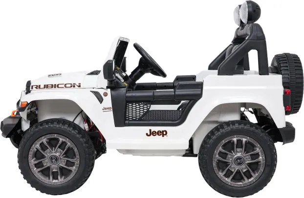 Elektrické autíčko Jeep Wrangler Rubicon LIFT biele