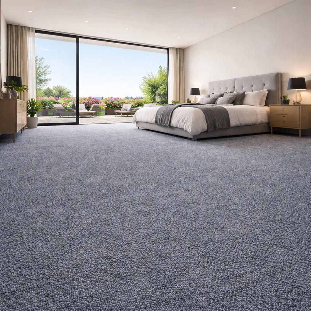 Condor Carpets, Metrážny koberec Rambo-Bet 73, na mieru, šíře 3m,4m, šedá, filc, kuchyňa