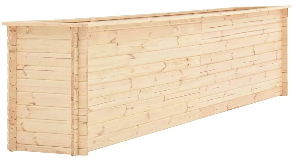 vidaXL Vyvýšený záhradný záhon 450x50x80,5 cm, borovicové drevo 19 mm