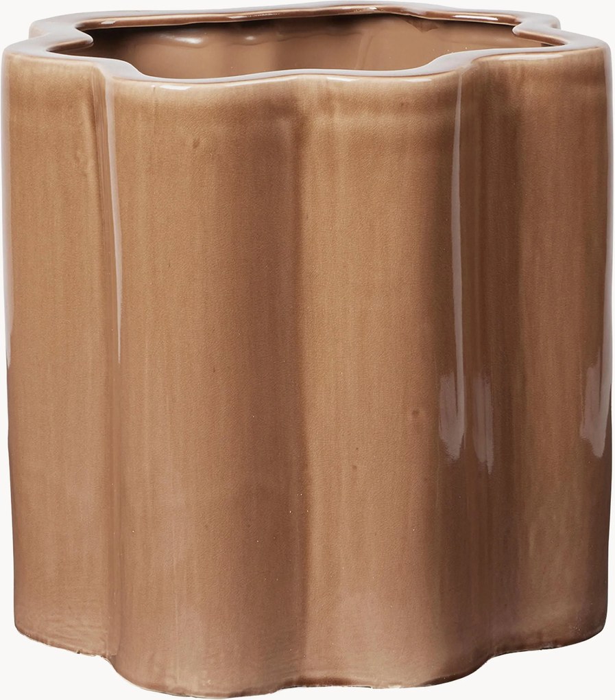 Ručne vyrobený obal na kvetináč Sonja, V 36 cm