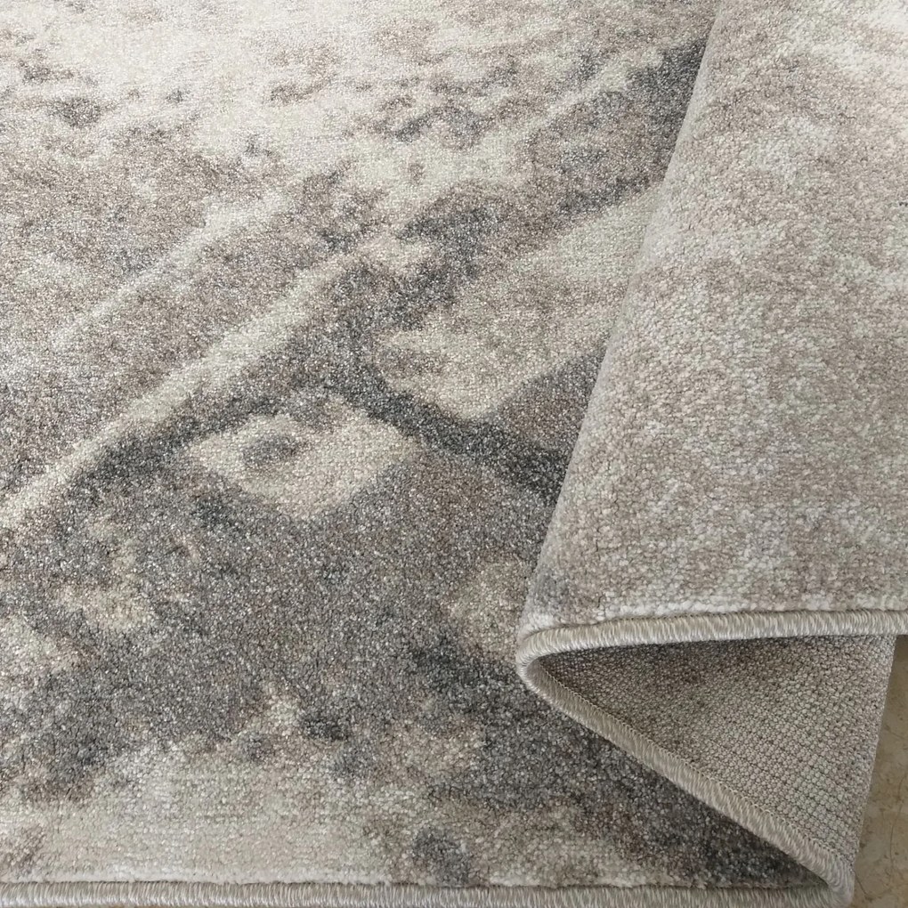 DY Moderný béžový abstraktný koberec Vista 09 Rozmer: 120x170 cm