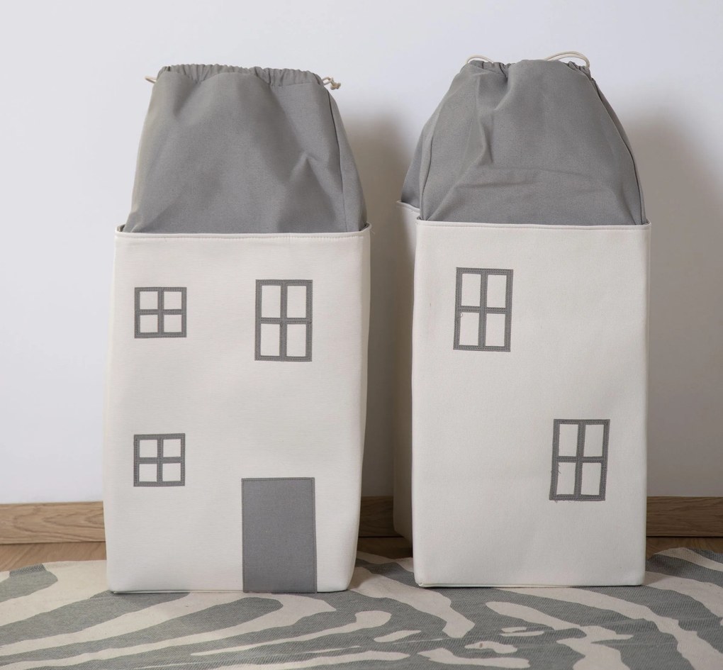 Box na hračky Dom Grey Off White