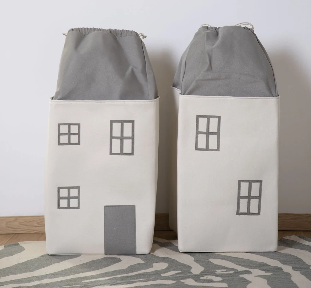 Box na hračky Dom Grey Off White