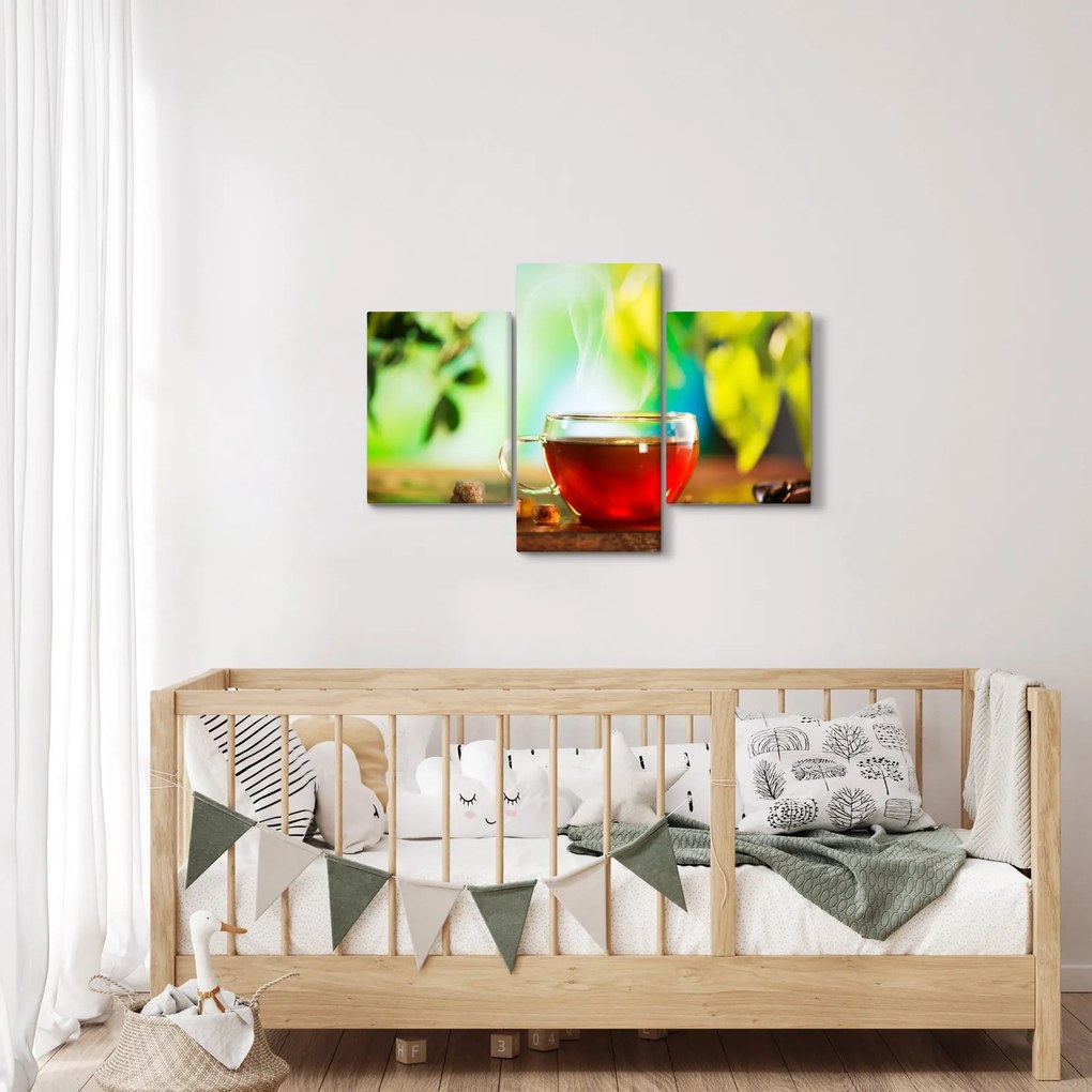 Obraz - Zátišie s čajom (90x60 cm)