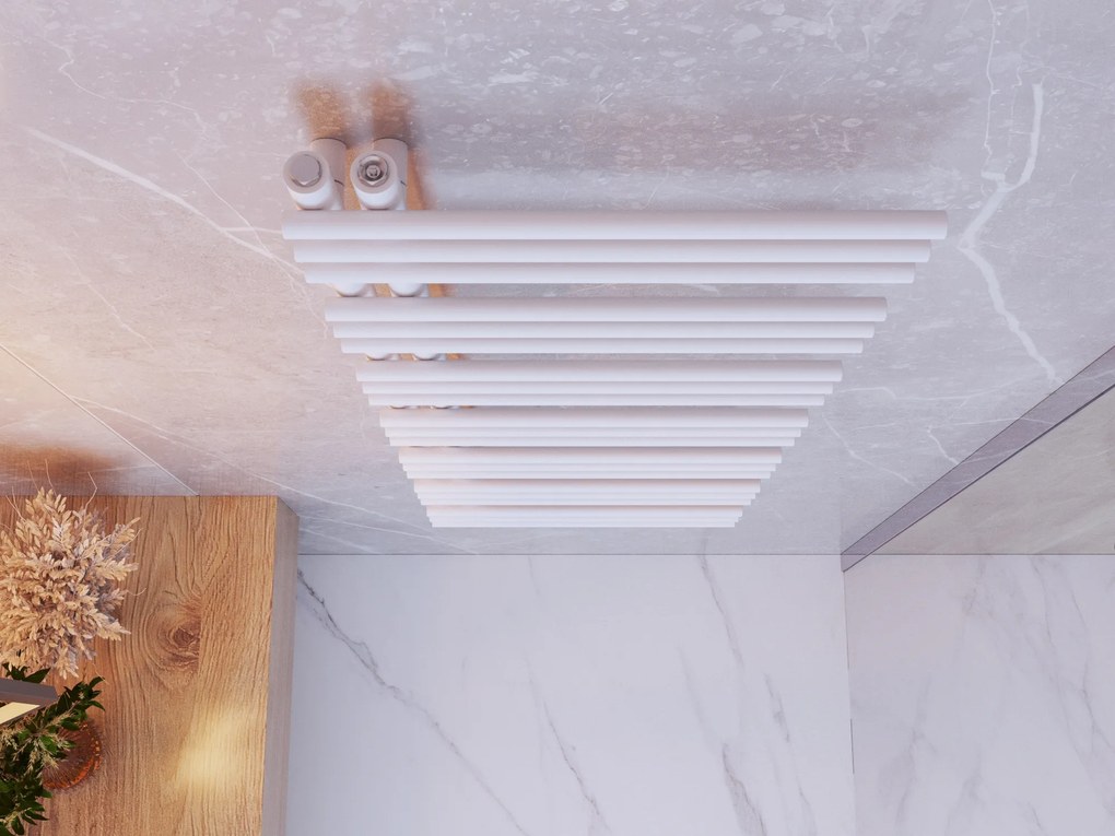 Gamma Erga Aquatic, vykurovacie teleso 1400x500 mm, 577W, biela, ERG-LAV-AQUA-14050-WH