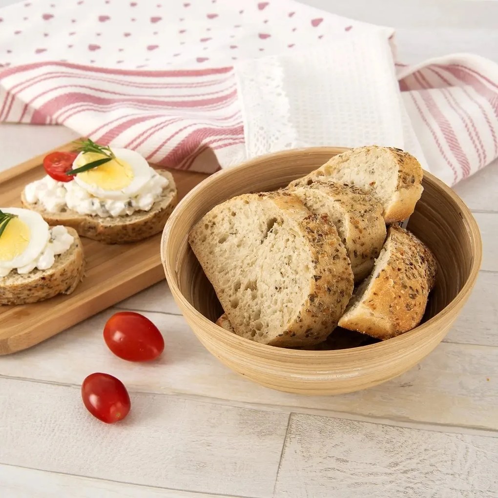 Orion Miska točený bambus, 14 cm, S