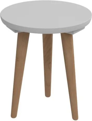 Odkladací stolík Tafel, 30 cm, sivá