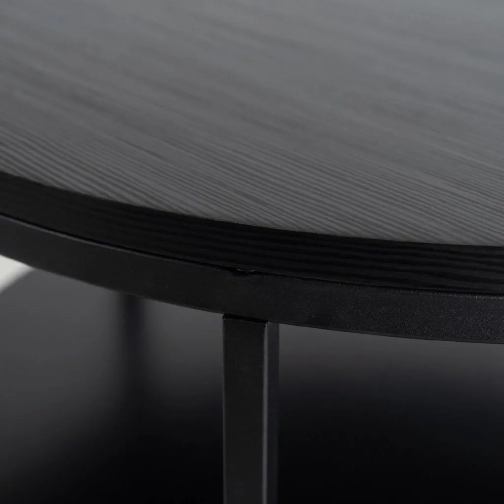 PROXIMA.store - Nadčasový okrúhly konferenčný stolík BEST FARBA: čierna