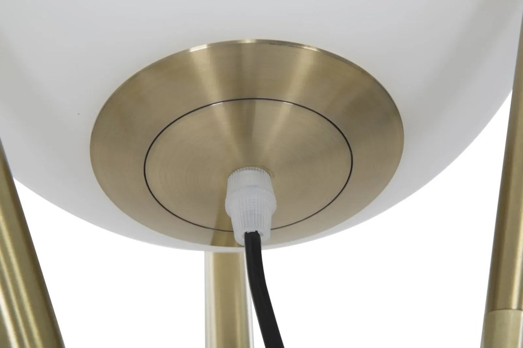 Stojacia lampa Glamy 155 cm biela/zlatá