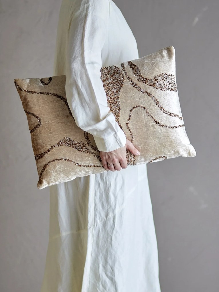 Bloomingville Vankúš s výplňou Adelona 50 × 35 cm