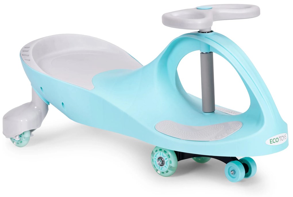 Detské odrážadlo s LED kolesami, modré ECOTOYS