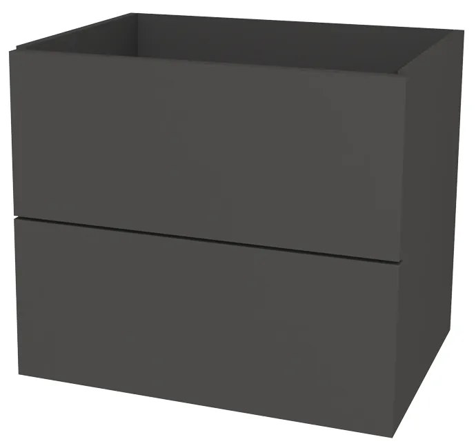 Mereo, Mereo Ponte, kúpeľňová skrinka 61 cm, Multidecor, Šedá diamant, MER-CN290SSEDD