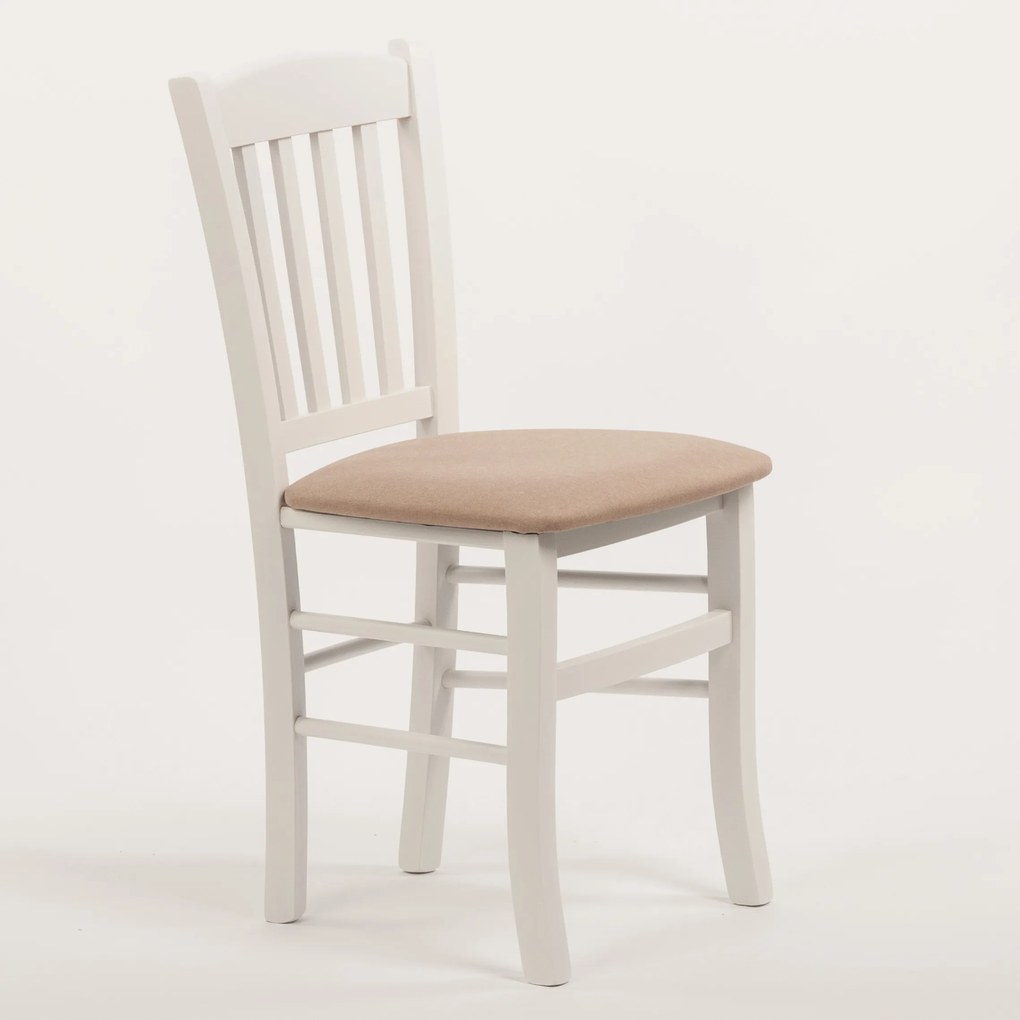 Stima Stolička VENETA s čalúneným sedákom Vyberte odtieň ->: Čerešňa, Vyberte látku ->: LUX Jeans 33