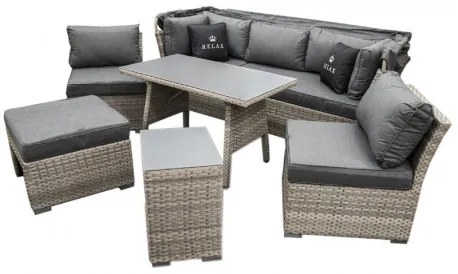 Doppler RELAX SMART SET - záhradné sedenie - Rozbalený tovar (N575)
