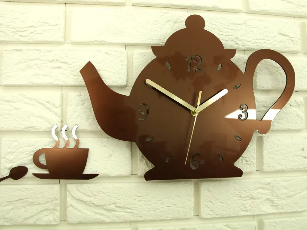 Nástenné hodiny Kettle medené