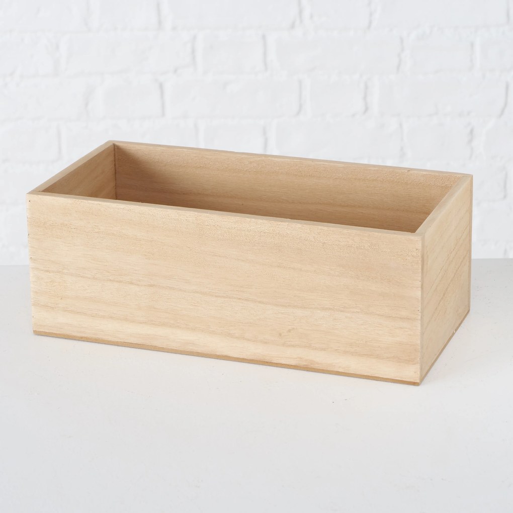Boltz Dekoratívne drevený box Natural Set 2 ks