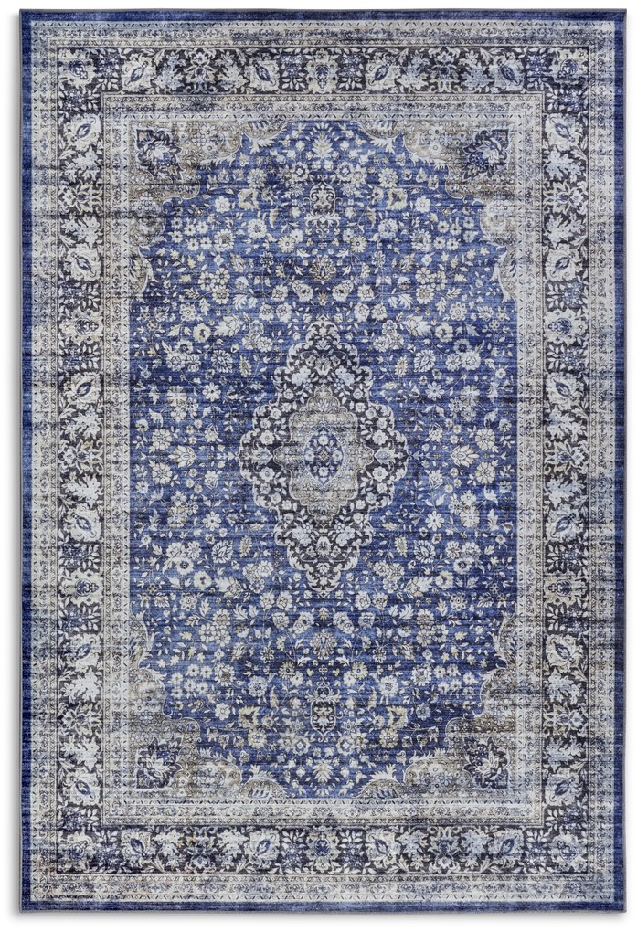 Hanse Home Special Collection Kusový koberec Asya 106039 Dark blue, Cream - 200x290 cm