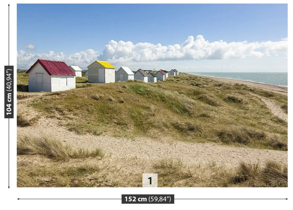 Fototapeta Vliesová Dunes beach 152x104 cm