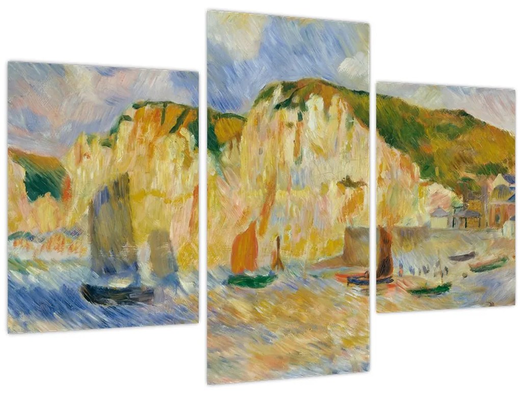 Obraz - Auguste Renoir, Sea and Cliffs, reprodukcia (90x60 cm)