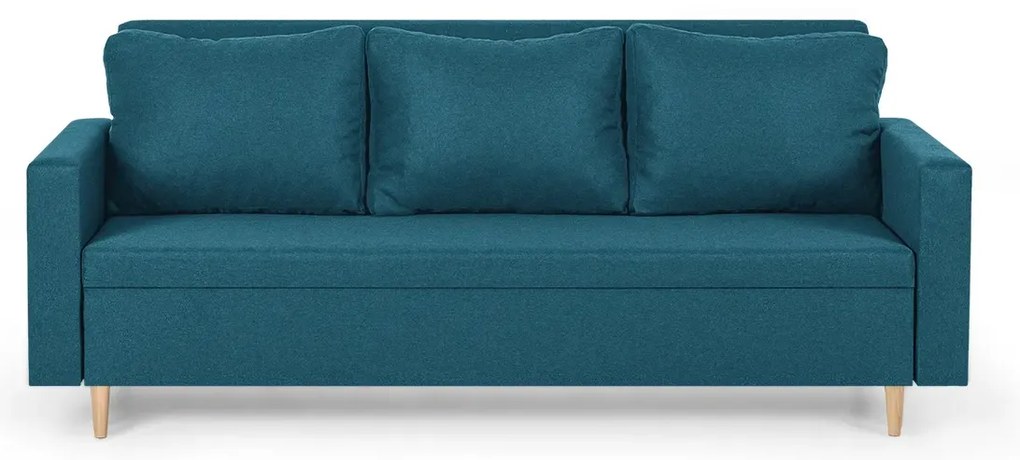 Trojmiestna pohovka s funkciou spania KENO Zelená