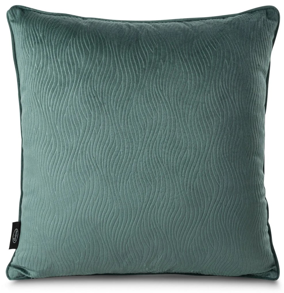 DEKORAČNÁ OBLIEČKA NA VANKÚŠ LILI 40X40 CM MODRÁ