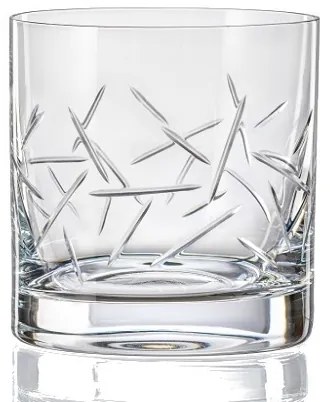 Crystalex Poháre MATTE ZIG 280 ml, 4 ks