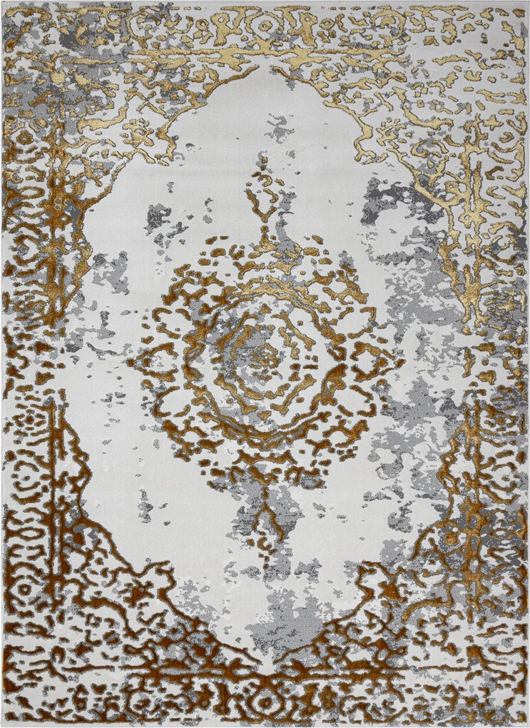 Kusový koberec Allure 1961 gold/white, 140x190, žltá, kancelária, Dywany Łuszczów