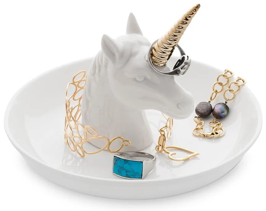 Porcelánový tanierik na šperky Unicorn – Balvi