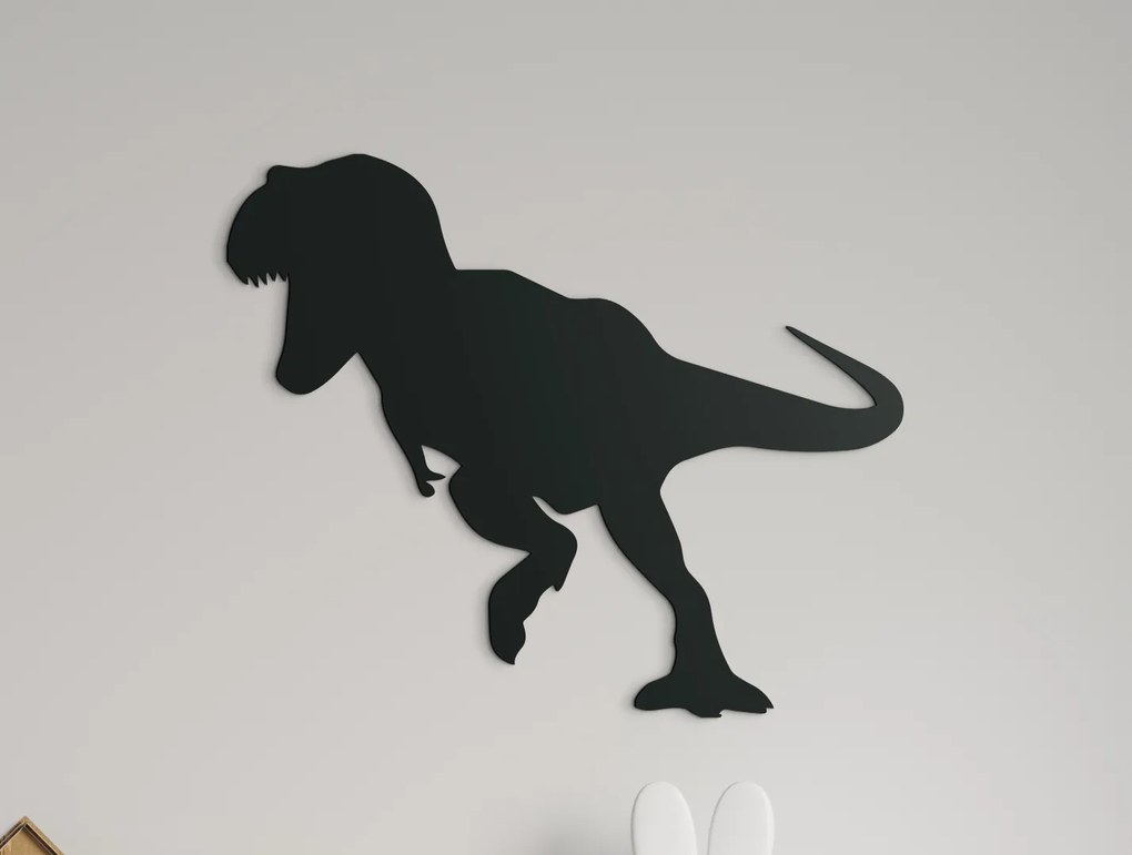 drevko Nálepka do detskej izby Tirannosaurus rex Rozmer obrazu: 27 x 32,5 cm, Farba dekorácie: Čierna
