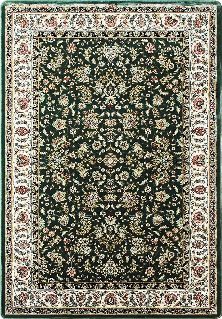Koberec Anatolia 5378 zelený – orientálny vzor, obdĺžnik Rozmer: 100x200 cm