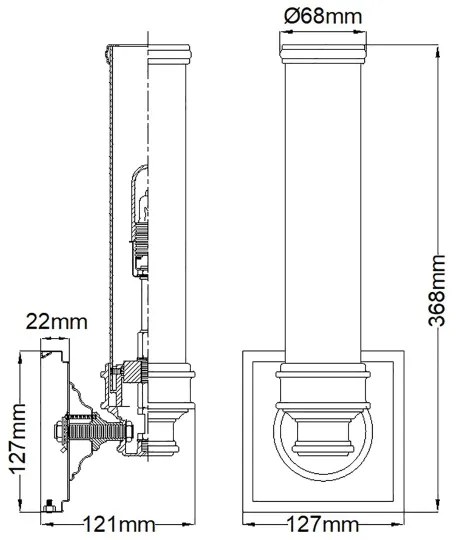 Elstead FE-PAYNE1-BATH -LED Kúpeľňové nástenné svietidlo PAYNE 1xG9/3W/230V IP44