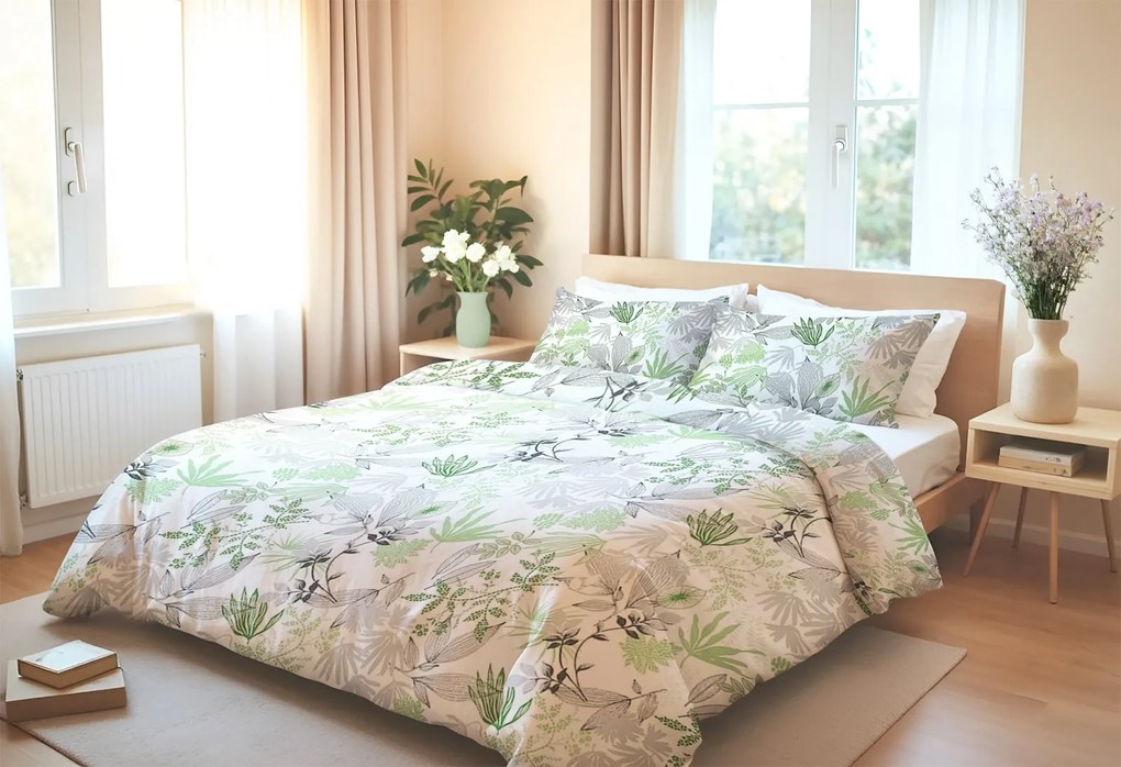 Áčko a.s. Ružomberok Bavlnené obliečky 1+1 ABOV Green