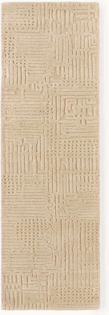 Ručne tuftovaný vlnený behúň Merima