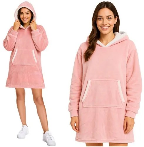 Ruhhy 26144 TV mikina s kapucňou XXL, ružová