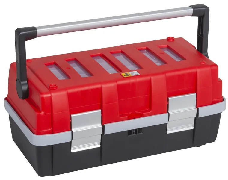 Kufor na náradie s výsuvnými policami McPlus Alu C 18