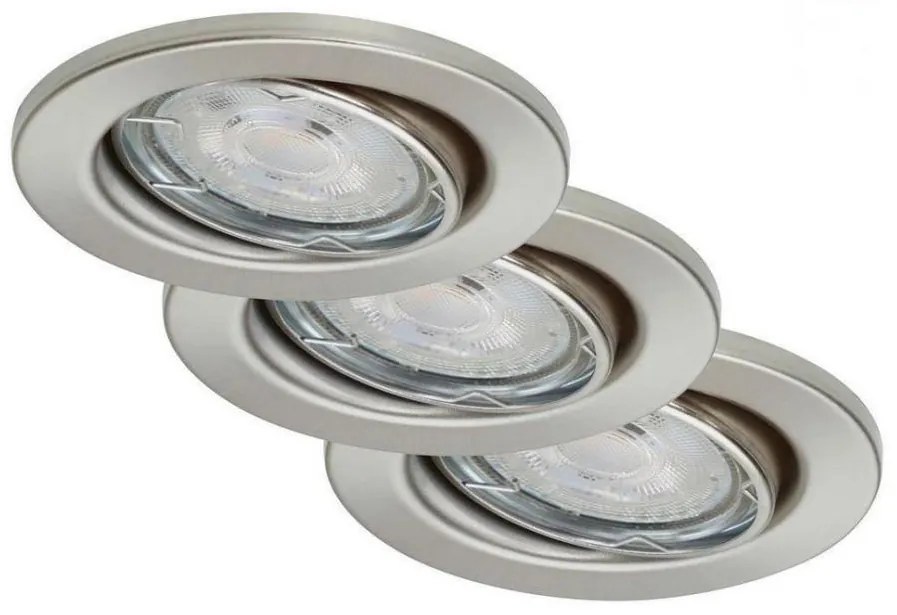 Briloner 7148-032-SADA 3xLED Stmievateľné kúpeľňové svietidlo 1xGU10/5W/230V IP23