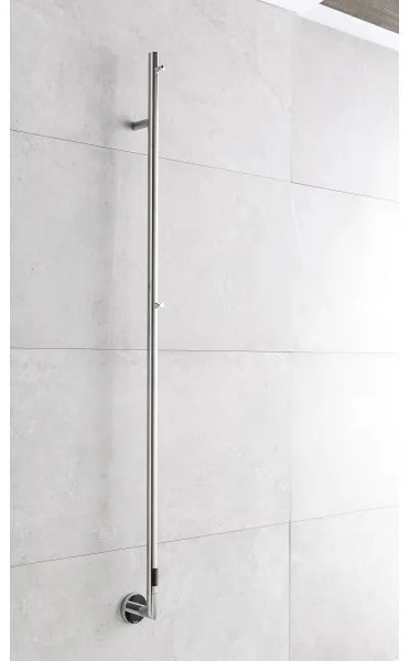 P.M.H. OL1SS - Elektrický sušiak na uteráky OLE, 24 W/230 V, 170 cm, IP44, leštená nerezová oceľ