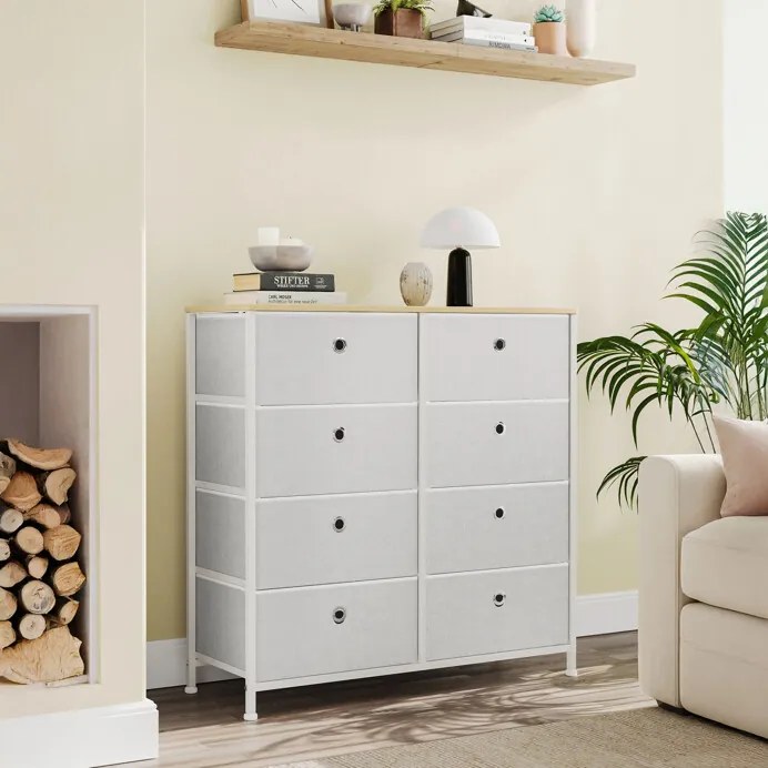 Autronic BONTEC Komoda 80x30x82cm, kov, šedá, AUK-E1024 GREY Farba: Šedá