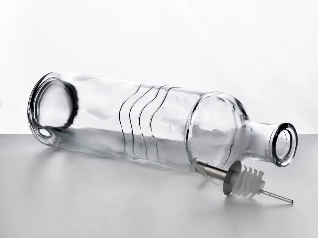 Sklenená fľaša na olivový olej Basic 500 ml